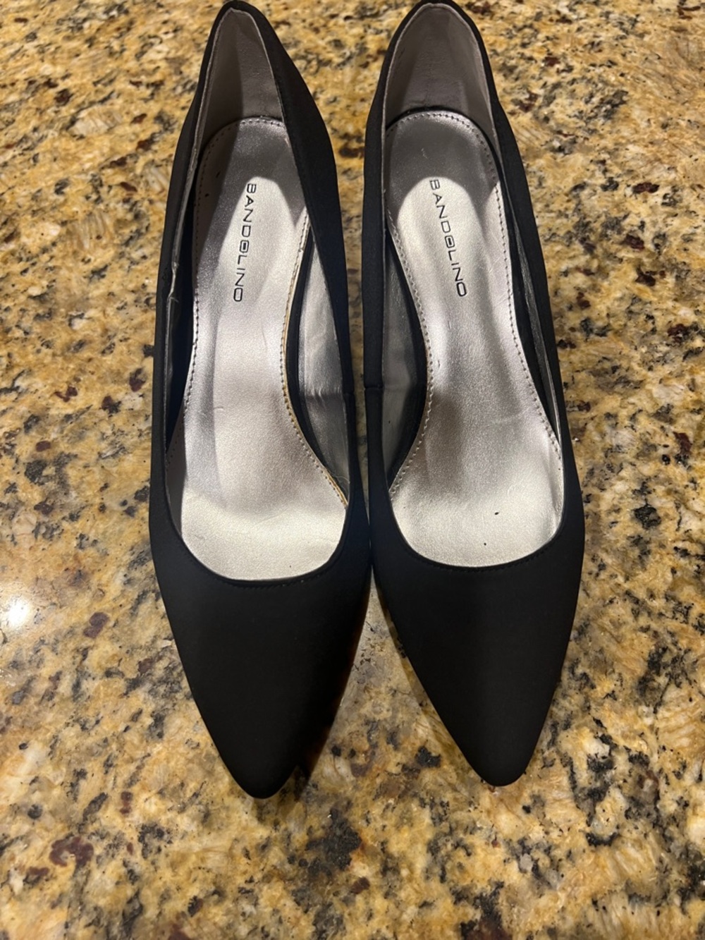 Bandolino Black Pointed-Toe Heels